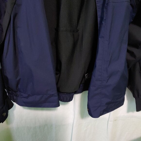 DryJoys by FootJoy men's jacket blue black Size Large windbreaker - Picture 4 of 13